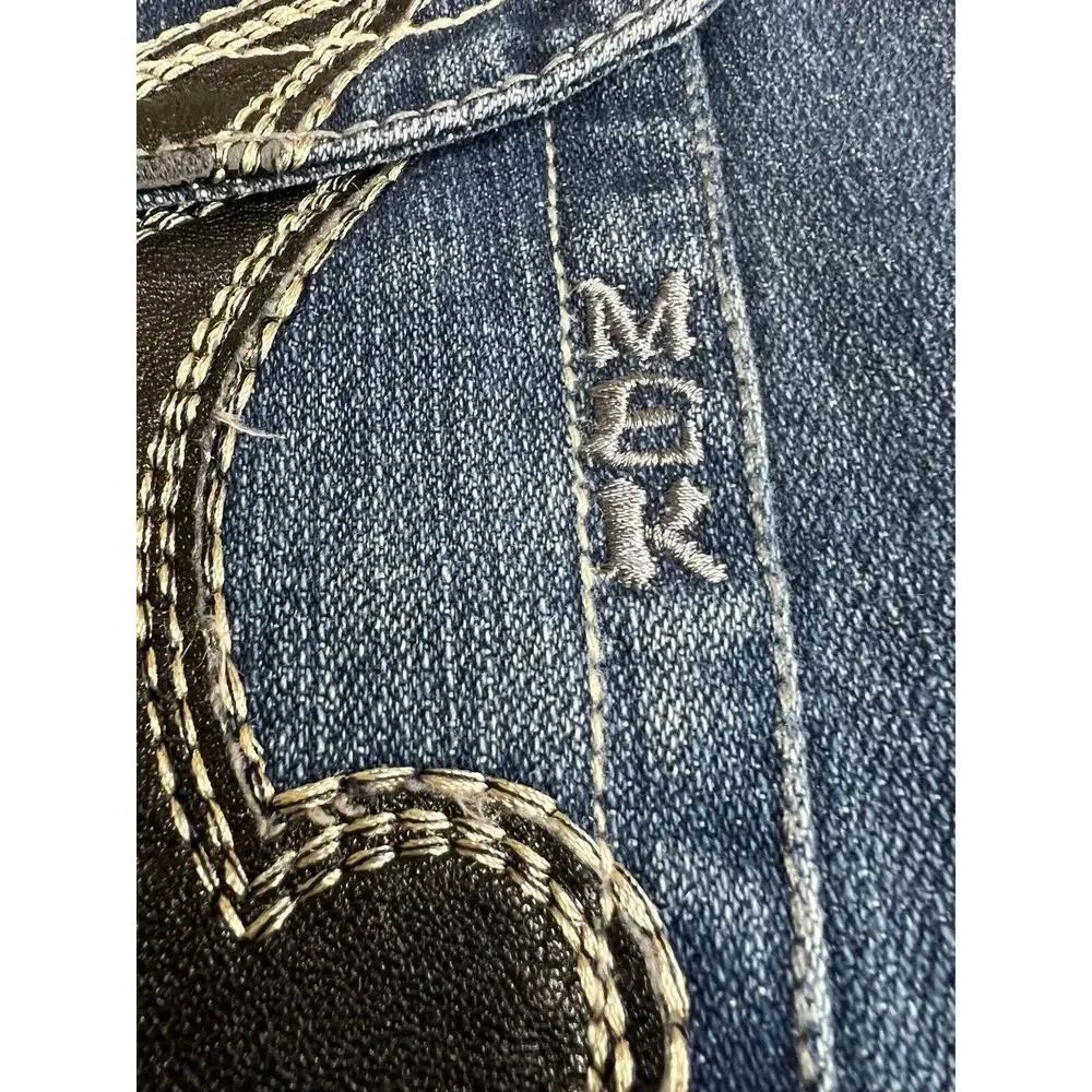 MEK Denim Maldives Bootcut Men's 42X35‎ Button Fly Blue Jean Vintage Made in USA